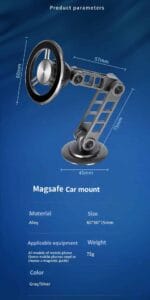 Support de téléphone automobile rotatif à 360° – Image 6