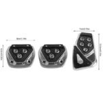 Couvre pedal de voiture 3pcs – Image 3