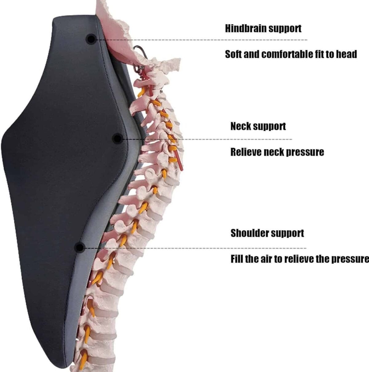 Oreiller orthopédique pour voiture confortable – Image 4
