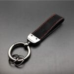 Porte-clé lanière en fibre de carbon  et métal avec Logo – Image 2