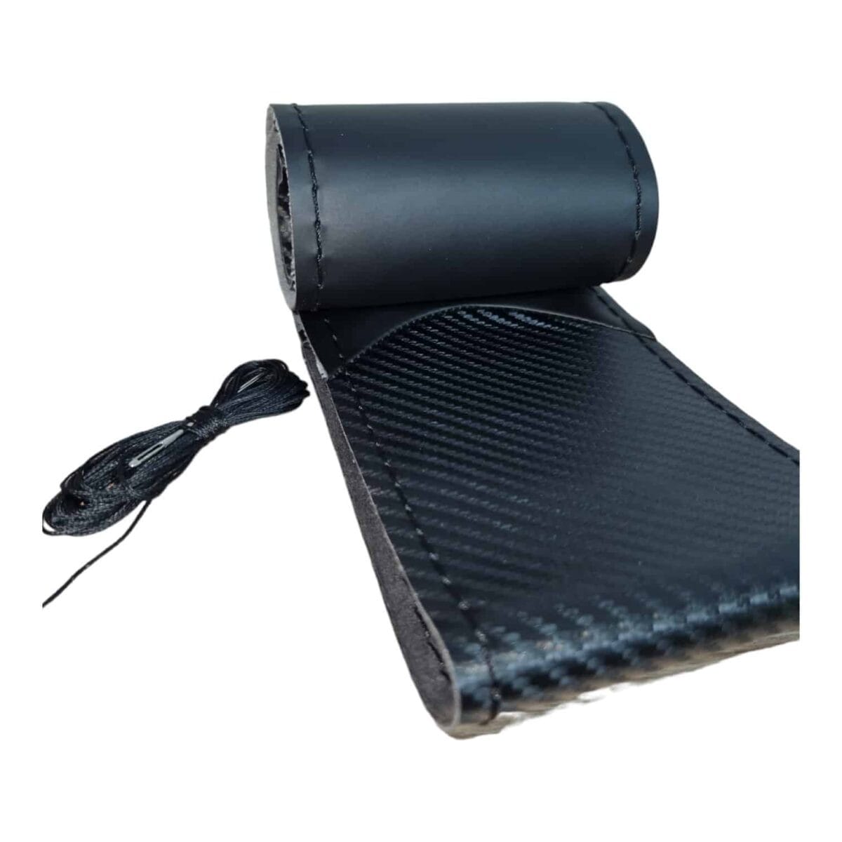 Couvre Volant en Cuir et Carbon à Coudre – Image 3