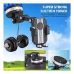 Support de téléphone ventouse rotatif 360° – Image 3