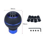 Pommeau de levier de vitesse universel en aluminium 5 vitesses – Image 2