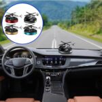 Helicopter désodorisant de voiture à énergie solaire