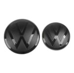 Logo VW Black Black Avant&Arrière