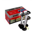 Klaxon à air de 3 trompettes 12/24V pour voitures, camions, bateaux, motos – Image 3