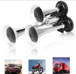 Klaxon à air de 3 trompettes 12/24V pour voitures, camions, bateaux, motos – Image 4