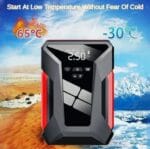 Démarreur Batterie de secours 39800 mAh 1800A et compresseur d'air avec lumière LED – Image 5