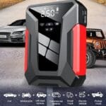 Démarreur Batterie de secours 39800 mAh 1800A et compresseur d'air avec lumière LED
