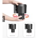 Porte-gobelet de voiture extensible & Support de smartphone 2 en 1 Multifonctionnel – Image 4