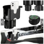 Porte-gobelet de voiture extensible & Support de smartphone 2 en 1 Multifonctionnel – Image 2