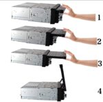 Autoradio 7 pouces 1 Din écran rétractable HD voiture lecteur MP5 autoradio support Bluetooth/USB/Aux – Image 4