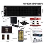 Panneau lumineux LED pour vitre arrière USB 5 V – Image 5