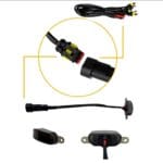 Feu de calandre avant à LED de voiture 4pcs – Image 5