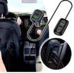 Chargeur de voiture USB à 6 ports avec lumière RGB Charge rapide 48W