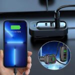 Chargeur de voiture USB à 6 ports avec lumière RGB Charge rapide 48W – Image 3