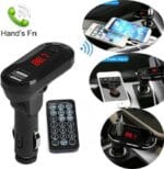 Transmetteur FM Bluetooth Main Libre Double Port USB