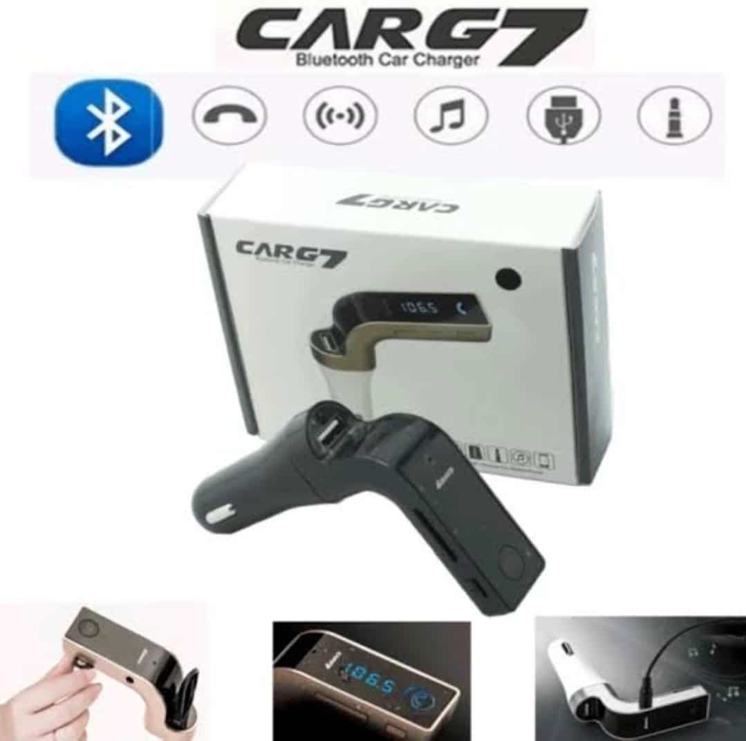 1000022361.jpg Chargeur et transmetteur FM via Bluetooth avec port USB pour entrée auxiliaire MP3 3,5 mm – Image 1