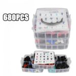 Boîte Agrafe 3 étage 680Pcs