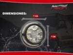 Paire de Phare 6 Led RGB Auxiliaire Base Universelle Moto – Image 4