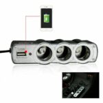Triple Prise 12V/24V Allume-cigare USB Alimentation – Image 2