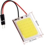 10Pcs Lampe Panneau de toit intérieure de voiture T10 12V – Image 4