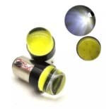 Ampoule à 2 LED, stroboscope directionnel blanc pour voiture/moto 2plot