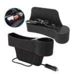 Boîte de rangement pour siège de voiture Avec USB