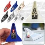 Antenne LED forme requin à energie solaire Noir – Image 5