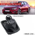 Pommeau levier de vitesse complet Seat Leon 6V/5V 2012-2017