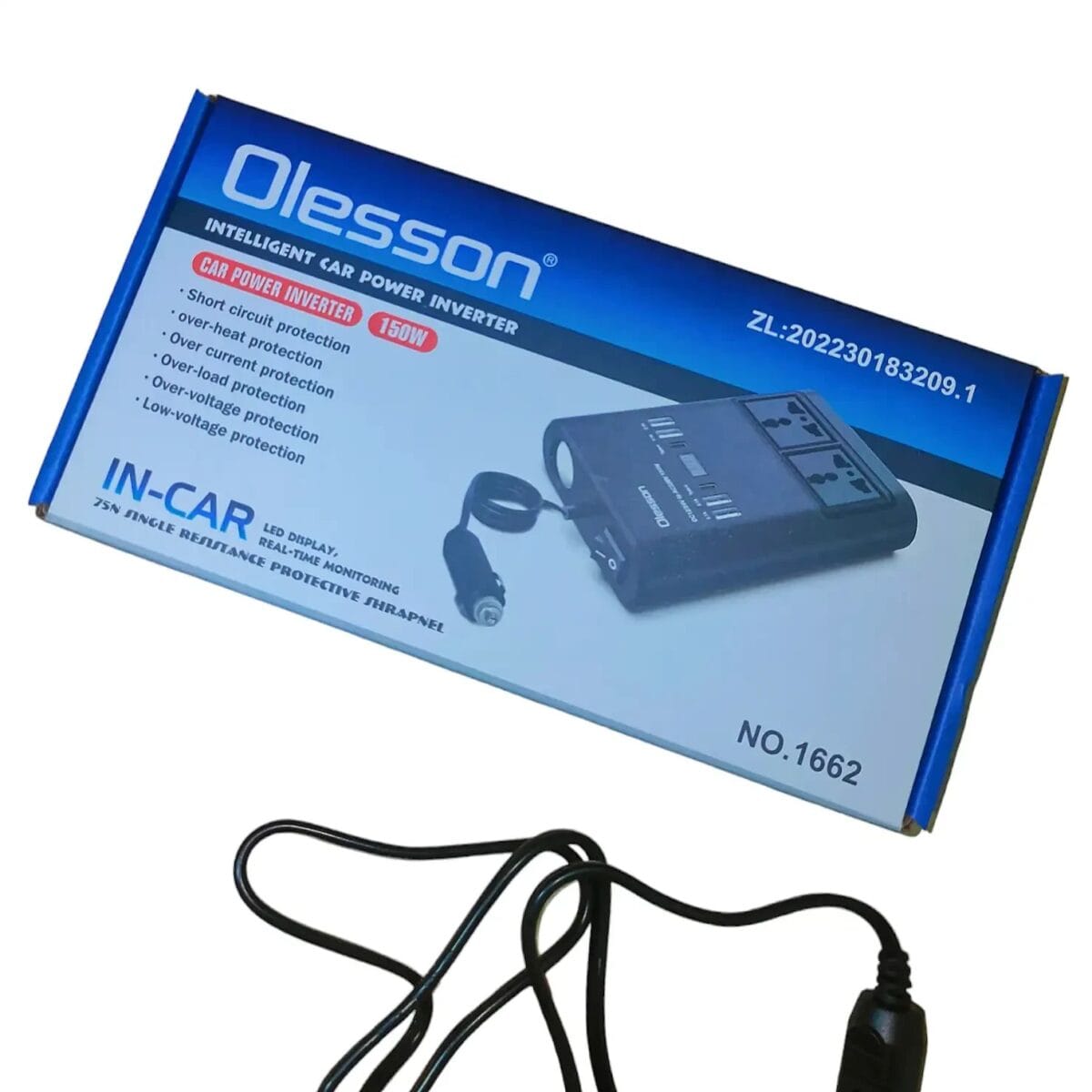 Convertisseur de tension en voiture avec surveillance de puissance 150W – Image 3