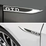 Autocollant d'aile voiture en métal logo 3D – Image 5
