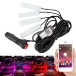 Lampe LED multiples modes d'ambiance au niveau des pieds