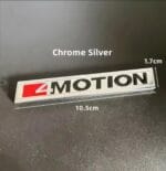 Badge Autocollant 4MOTION Noir/Gris – Image 4