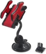Support Téléphone à Ventouse Rouge – Image 2