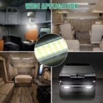 LED éclairage intérieur de cabine 2Pcs 12W – Image 2