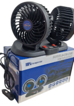 Ventilateur Double Tête Rotatif 12V 5W 360° – Image 4