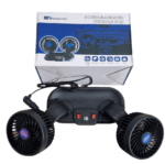 Ventilateur Double Tête Rotatif 12V 5W 360° – Image 3