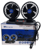 Ventilateur Double Tête Rotatif 12V 5W 360°
