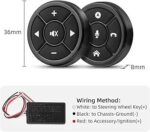 Lot de 2 boutons de commande au volant de voiture à 10 touches, télécommande GPS – Image 6