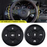Lot de 2 boutons de commande au volant de voiture à 10 touches, télécommande GPS