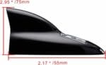 Antenne Requin Led à énergie solaire avec télécommande – Image 6