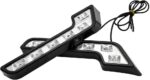 Lot de 2 feux de jour 6 LED pour voiture - Blanc - 12V – Image 7