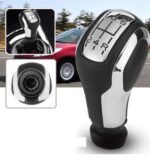 Pommeau de Vitesse Générique compatible Peugeot noir/chrome