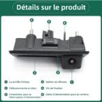 Camera De Recul  Poignée De Coffre à Vis Volkswagen – Image 5