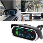 Jauge de température d'eau et voltmètre numérique