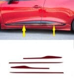 Bandes de Porte latérales en Acier Inoxydable Clio 4 – Image 2