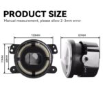 Feux antibrouillard avant à LED ronds 2pcs – Image 8