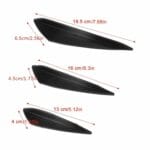 Ailerons de pare-choc avant de voiture 6Pcs – Image 4