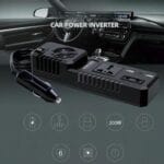 Convertisseur de courant 12v à 220v onduleur de voiture 200W charge USB – Image 2